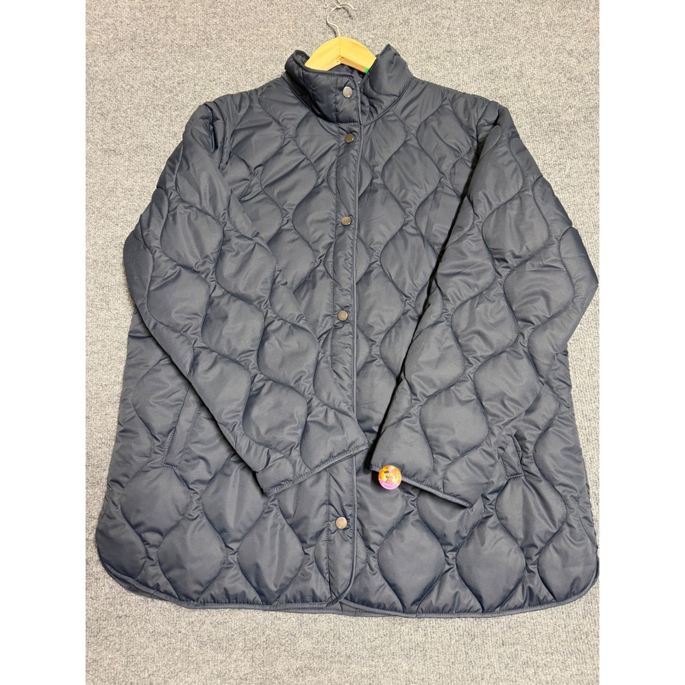 32 Degrees women's quilted mockneck snap jacket with a diamond pattern XL